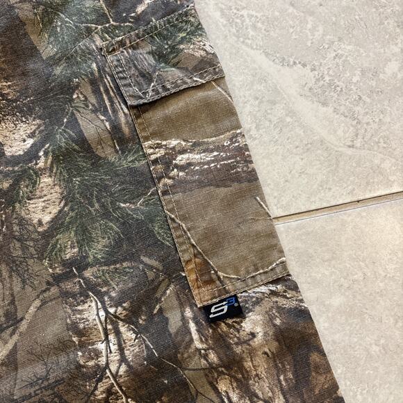 Scentblocker Pants Mens XL Adjustable Zip Realtree Camo Cargo Hunting 30” In - Picture 4 of 9